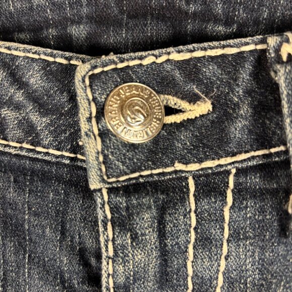 True Religion Stella Big T Skinny Jeans – Low Rise – Blue Denim - Picture 3 of 12